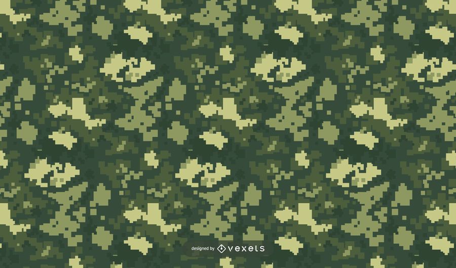 Pixelated Green Camo Pattern Pixelated Green Camo Pattern
