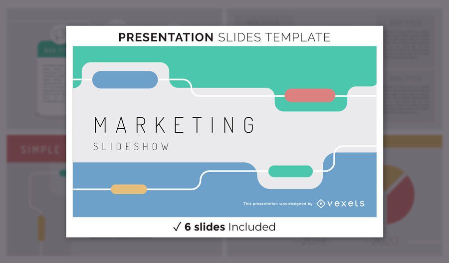 Einfache Marketing-Präsentationsvorlage Einfache Marketing-Präsentationsvorlage