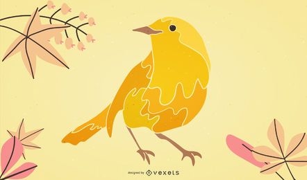 Pájaro amarillo