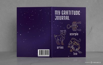 Astrology Gratitude Journal Book Cover Design Astrology Gratitude Journal Book Cover Design
