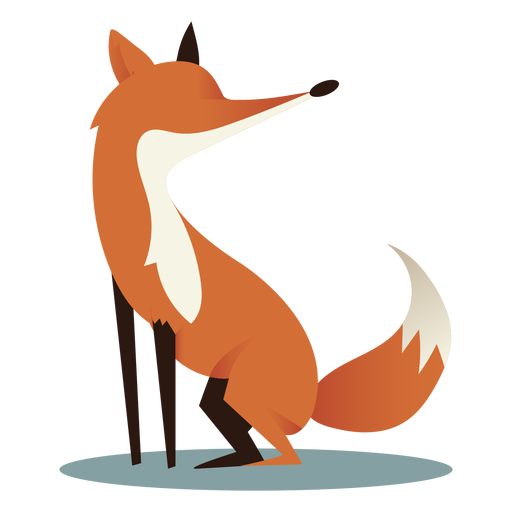 All fours fox side