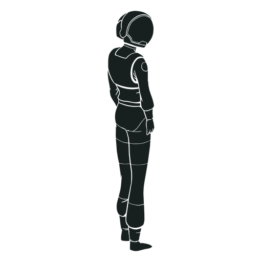 Download Astronaut looking side silhouette - Transparent PNG & SVG ...