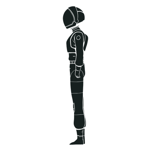 Download Astronaut silhouette side view - Transparent PNG & SVG ...