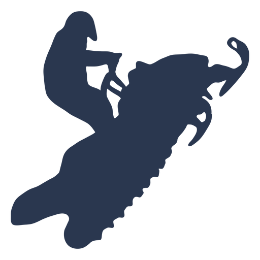 Awesome snowmobile silhouette PNG Design