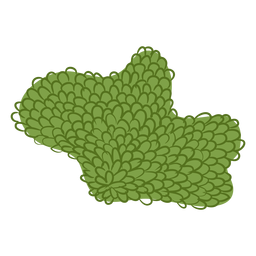 Moss tree green PNG Design