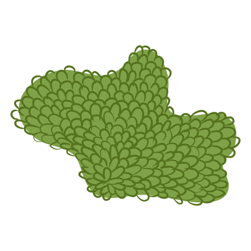 Moosbaum grün PNG-Design
