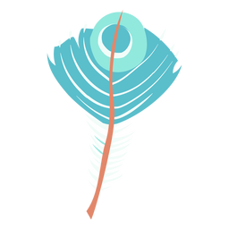 Penas de forma peculiar azul Desenho PNG