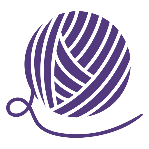 Silhouette big wool ball Transparent PNG & SVG vector file