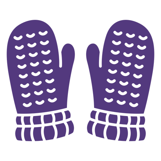 Download Silhouette wool gloves - Transparent PNG & SVG vector file