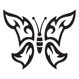 Simple butterfly stroke butterfly PNG Design