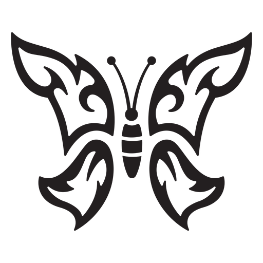 Simple butterfly stroke butterfly PNG Design