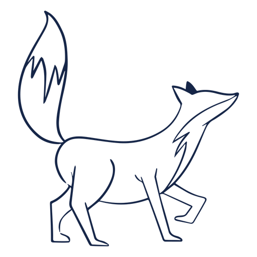 Download Simple Fox Side View Transparent Png Svg Vector File