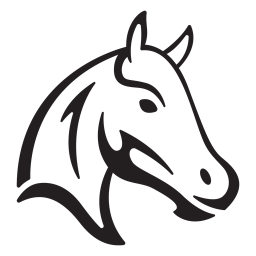 Simple horse stroke - Transparent PNG & SVG vector file