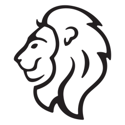 Golpe de leão simples Desenho PNG