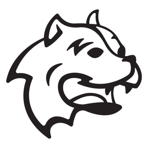 Simple tiger stroke PNG Design