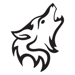 Einfacher Wolfsschlag PNG-Design