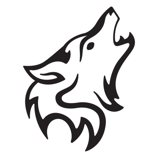 Download Simple Wolf Stroke Transparent Png Svg Vector File