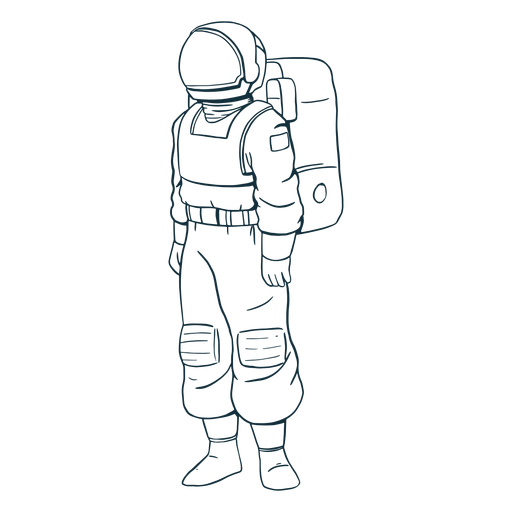 Ficar astronauta desenhado Desenho PNG