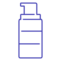 Botella de belleza de trazo Diseño PNG
