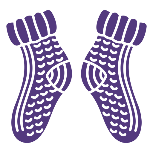 Wollsocken Silhouette PNG-Design