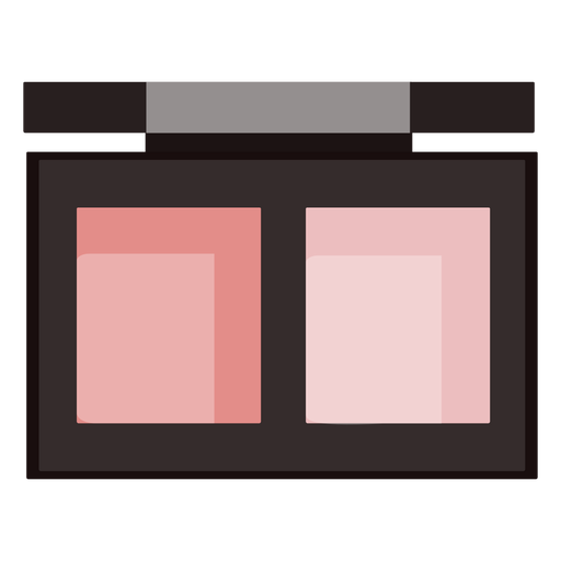 Paleta de blush plana Desenho PNG
