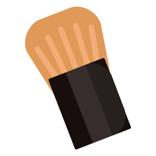 Cheek blush brush flat Transparent PNG & SVG vector file