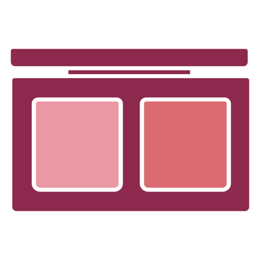 Cheek blush palette PNG Design