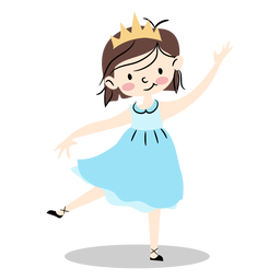 Cute Dress Princess Transparent Png Svg Vector File