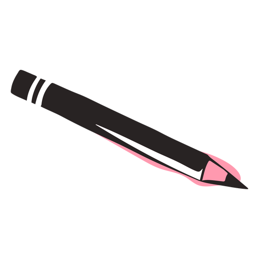 Cute eye pencil hand drawn PNG Design