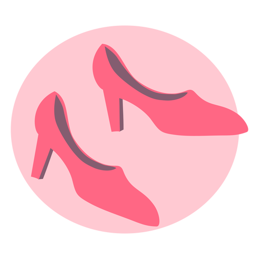 Süße rosa Prinzessin Schuhe PNG-Design