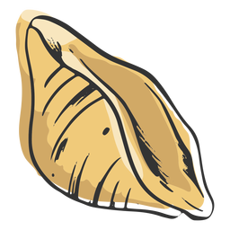 Cute shape pasta drawn PNG Design Transparent PNG