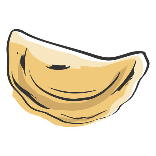 Pasta con forma de bola de masa dibujada Diseño PNG