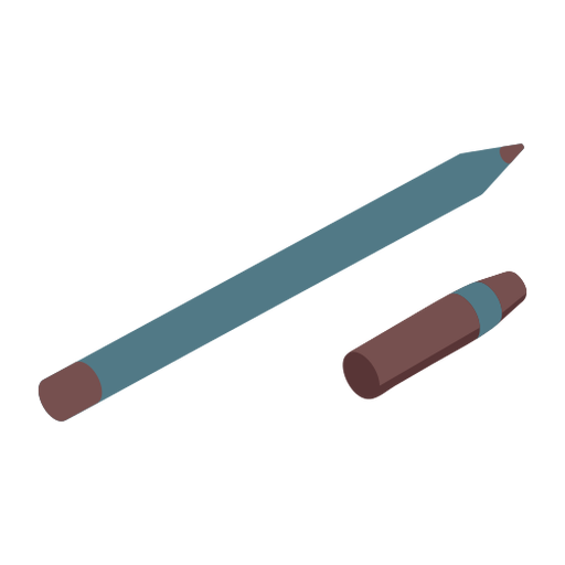 Download Eye pencil isometric - Transparent PNG & SVG vector file