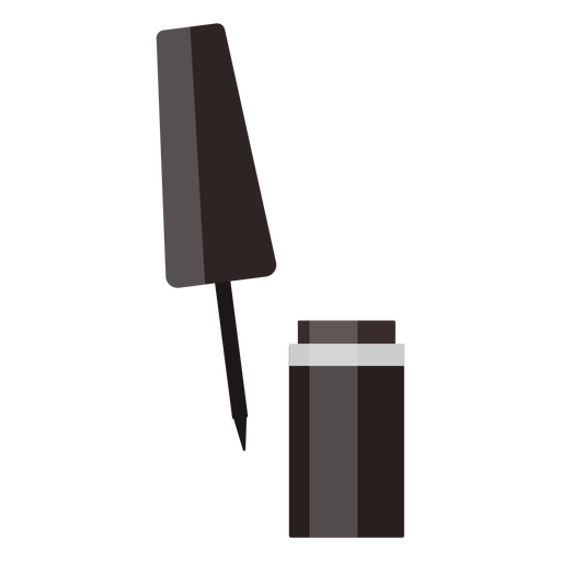 Flat eyeliner brush Transparent PNG & SVG vector file