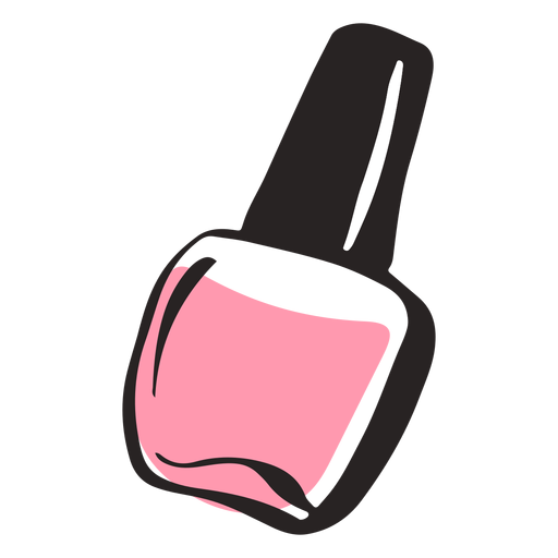 Esmalte de uñas de color dibujado a mano - Descargar PNG/SVG transparente