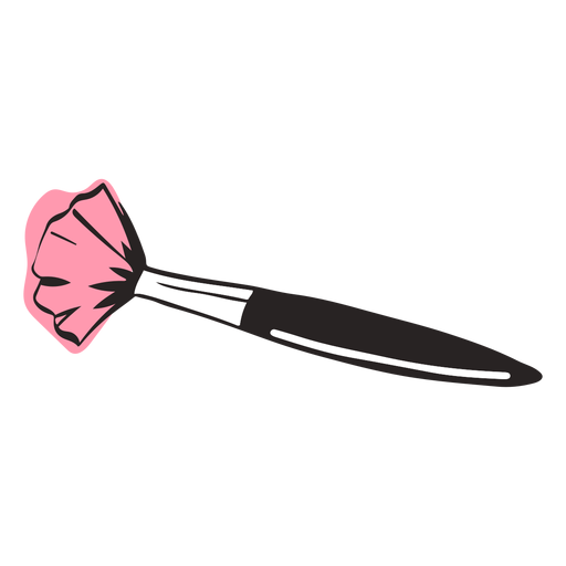 Hand drawn foundation brush cute PNG Design