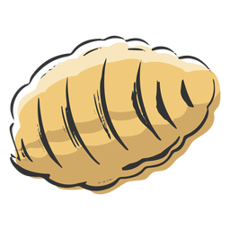 Hive Shaped Pasta Drawn PNG & SVG Design For T-Shirts