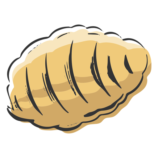 Hive shaped pasta drawn PNG Design