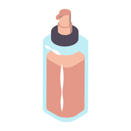 Download Makeup bottle isometric - Transparent PNG & SVG vector file