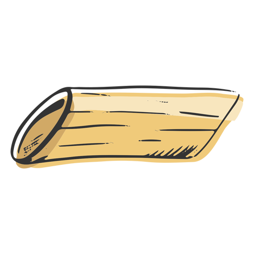 Penne Pasta gezogen PNG-Design