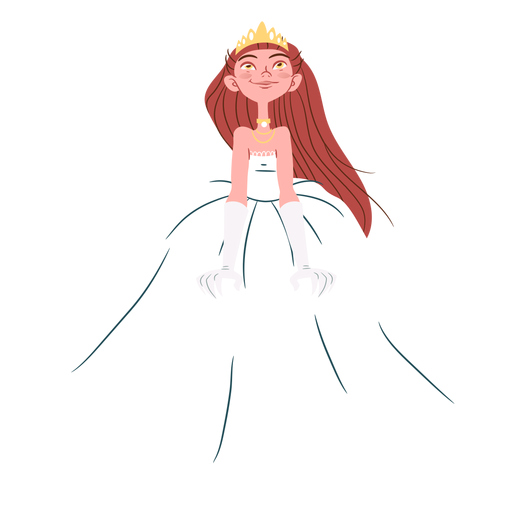 Download Pretty princess wedding gown - Transparent PNG & SVG ...