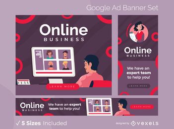 Online Business Google Ads Banner Pack Online Business Google Ads Banner Pack
