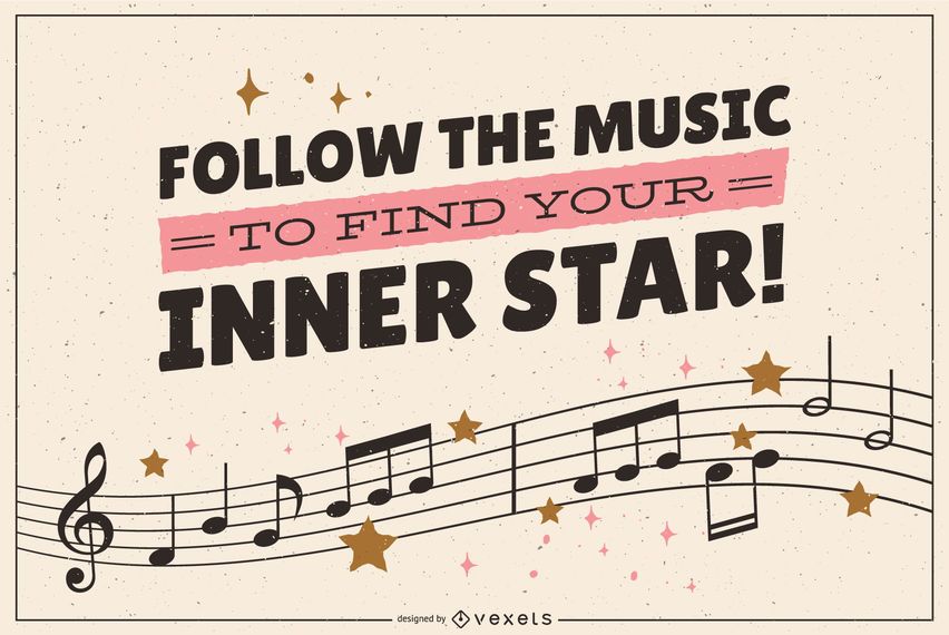 Music Quote Background Design Music Quote Background Design