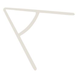 Angle shape doodle PNG Design