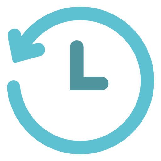 Around the clock flat icon PNG Design