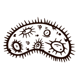 Bacterium hand drawn PNG Design