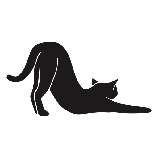 Design PNG E SVG De Gato Animal Simples Para Camisetas