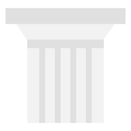 Column flat icon PNG Design