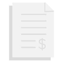 Vertrag flaches Symbol PNG-Design