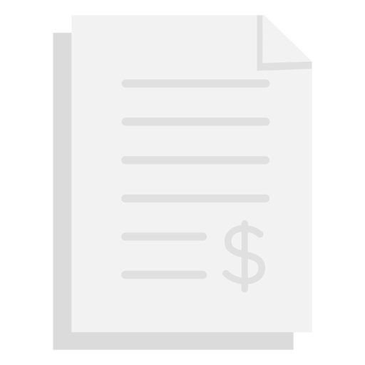 Contract flat icon PNG Design